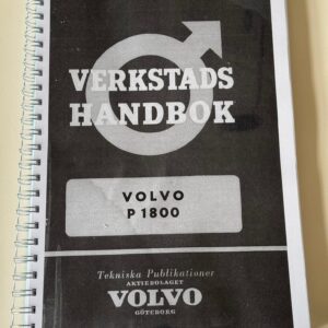 Volvo P 1800 værkstedshåndbog