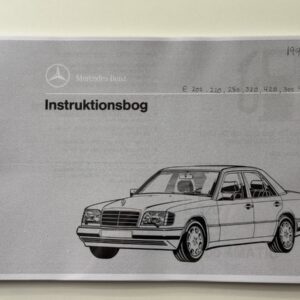 Mercedes E 200, E 220, E 280, E 320, E 420, E 500, E 300 4MATIC Instruktionsbog. På dansk