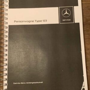 Mercedes W123. Værkstedshåndbog. På Dansk