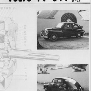 Volvo PV 544 værkstedshåndbog på svensk