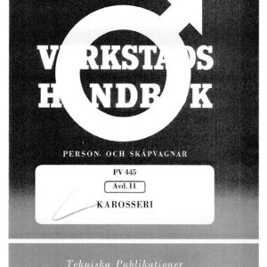 Volvo 445 værkstedshåndbog på svensk